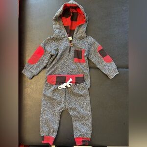 Amazon Kids Gray and Red Matching Set